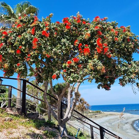 Astrofegia Beachfront Villa Pomósz Kültér fotó